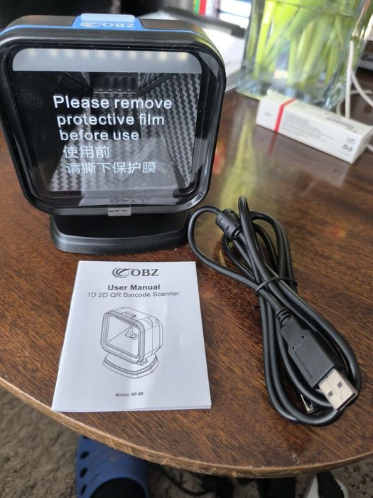 Баркод скенер RF-80L-DE – настолен / автоматичен