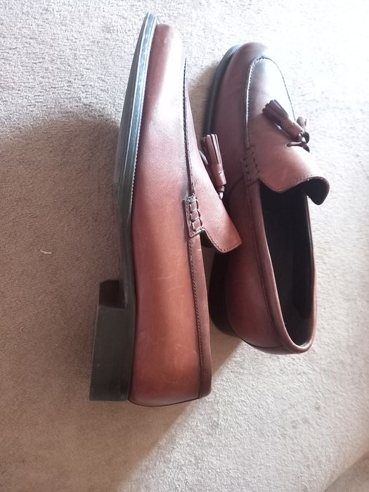 Мъжки кожени мокасини, Zara