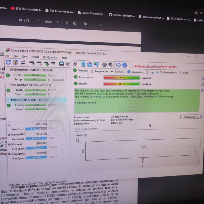 (nou) SSD Patriot P120 128GB