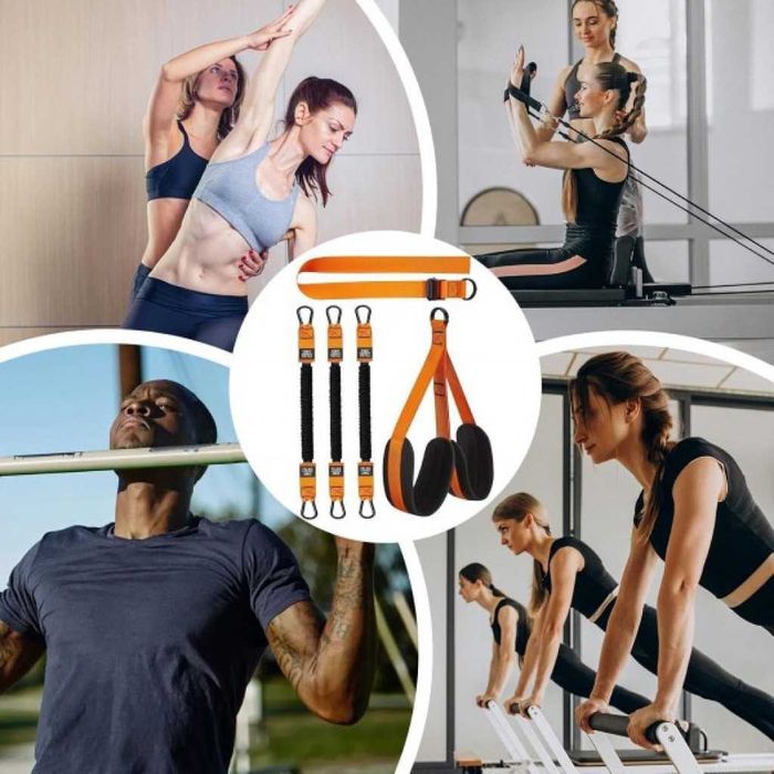 Професионален ластик за набиране с регулируема дължина и двойна опора