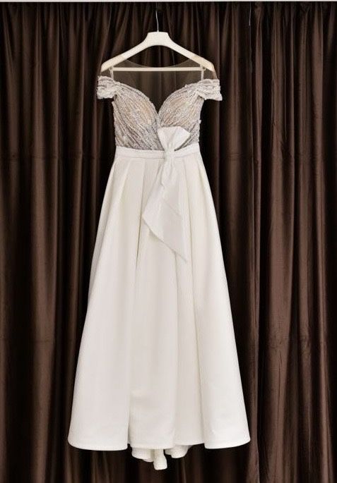 Rochie de mireasa satin Monreal