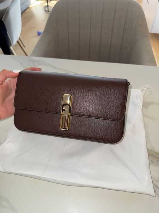 Чанта Furla - чисто нова - кафявя