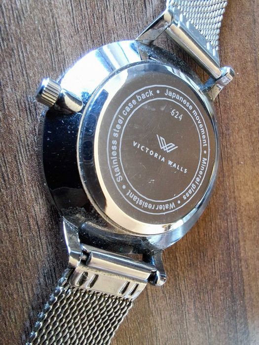 Ceas de gala lux pentru dama Victoria Walls Silver Mineral Glass