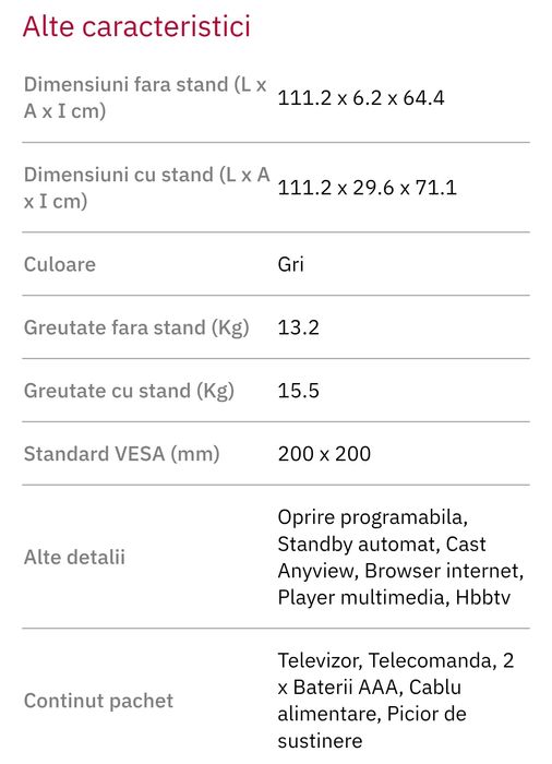 Tv Hisense Uled 126cm