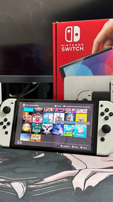 Прошитый Nintendo Switch Oled | 512 Gb | в отличном состоянии