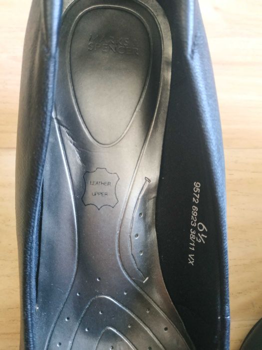 Обувки естествена кожа  Marks & Spencer 40