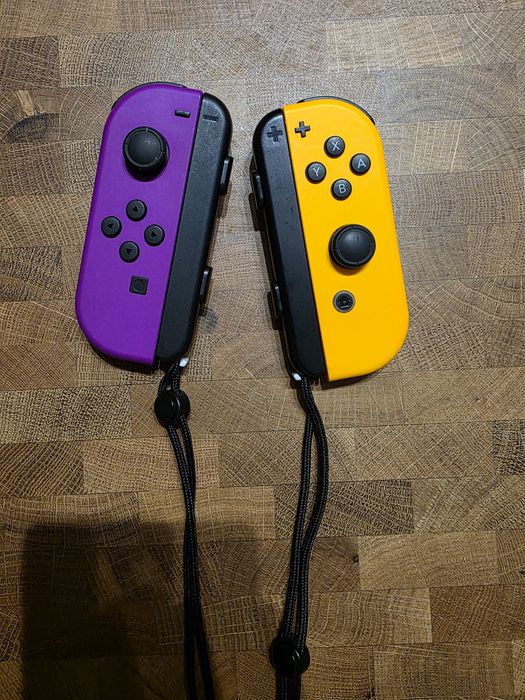 Nintendo switch joy cons purple/orange