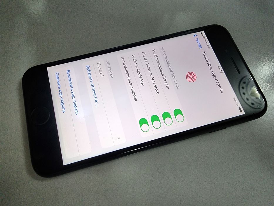 Iphone 7 LL/A Matte Black Ideal 32GB Bat 100% Atpechatkalari ishlidi