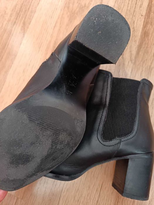 боти ZARA естествена кожа