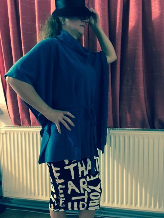 Bluza tricot eleganta 50%bbc elastica marime 38-48