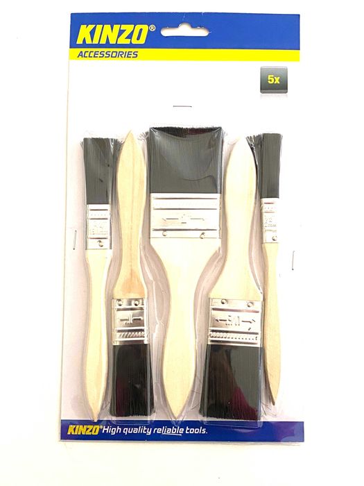 5 х Качествени четки за боядисване/ отсичане Kinzo - Внос от Англия