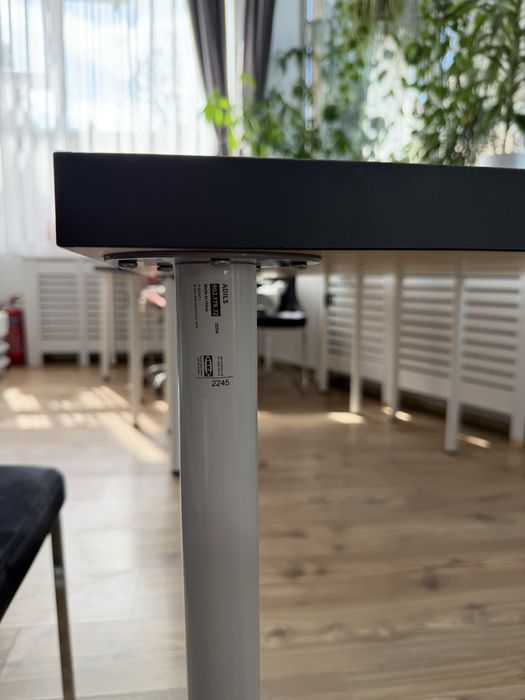 Vand 4 mese PAL  IKEA gri antracit cu picioare metlice demontabile
