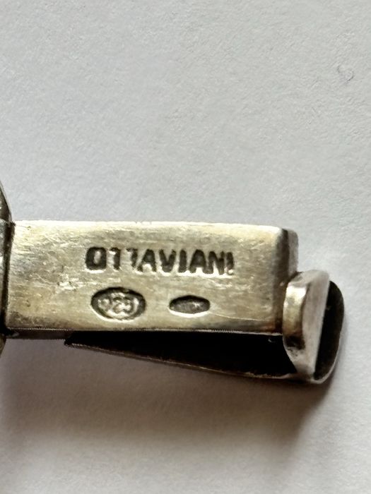 Colier, lanț de purtat la gât argint masiv 925 circa 102 grame