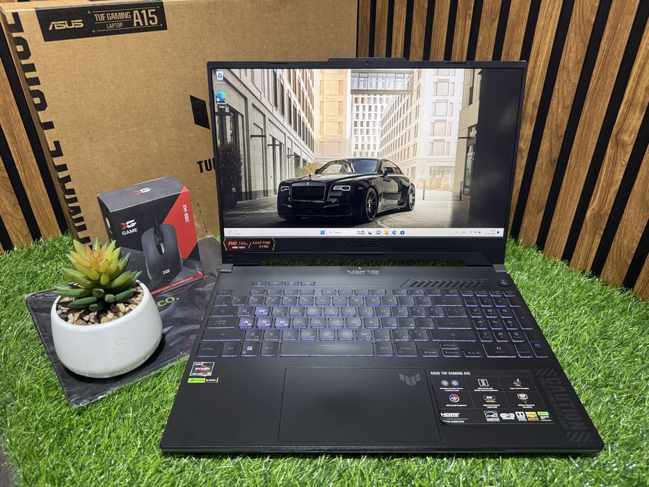 Игровой Ноутбук Asus Tuf Gaming A15 Ryzen5-7535HS|16GB|SSD512|RTX4060|