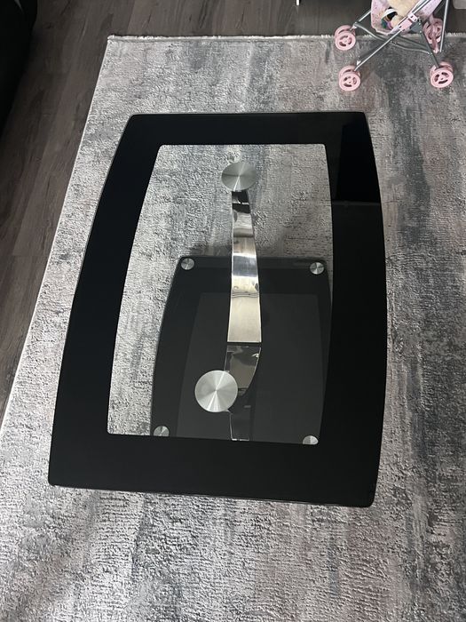 Masuța sticla, dimensiuni 100/70 cm