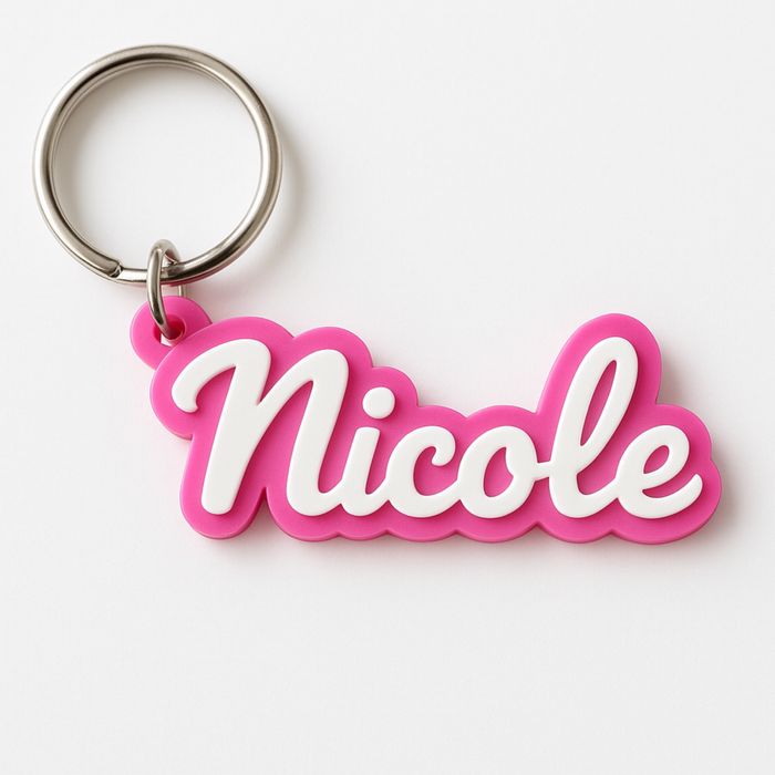 Персонализирани 3D ключодържатели с име – подарък по поръчка