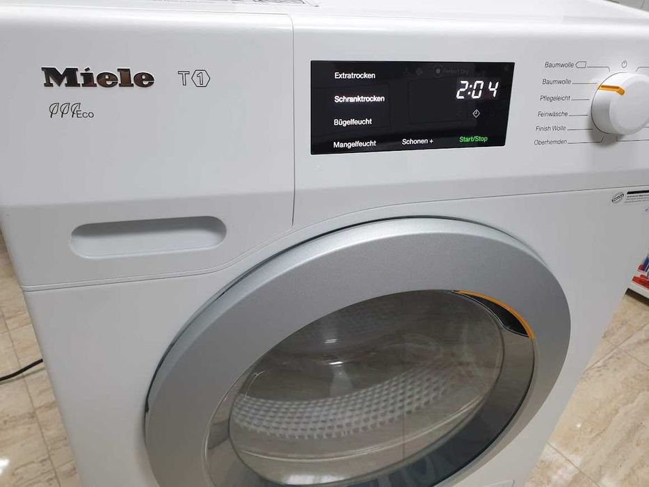 Miele T1 Сушилня с Термопомпа и Аларма Миеле 12м Гаранция