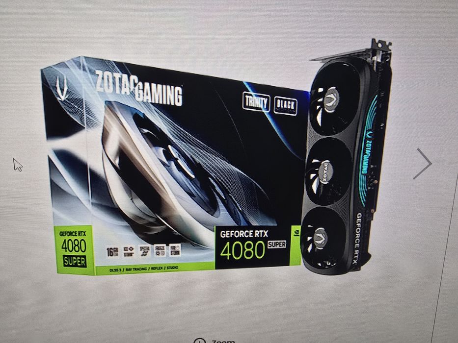 Zotac RTX 4080 super trinity black16gb
