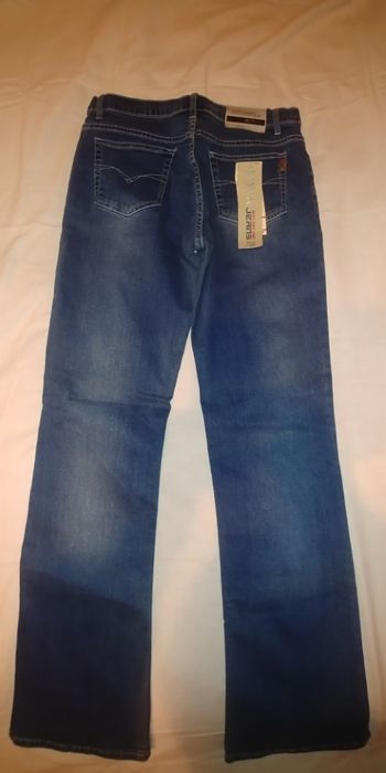 Blugi LONA Originali- Evazati, mar 32, Indigo, Nou Eticheta,THAILAND