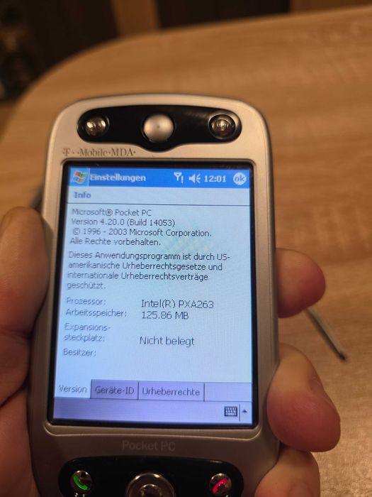Джобен компютър - pocket PC T-Mobile PDA