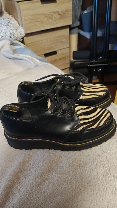 Pantofi Dr Martens Ramsey Zebra Creepers marime 38