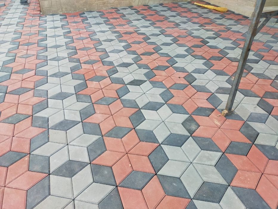 Укладка брусчатки и тротуарной плитки