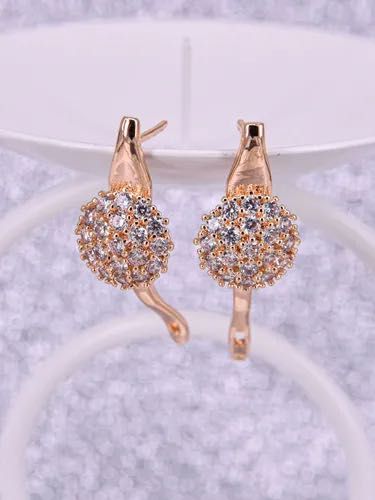 серьги с натуральными цирконами Санкт Петер