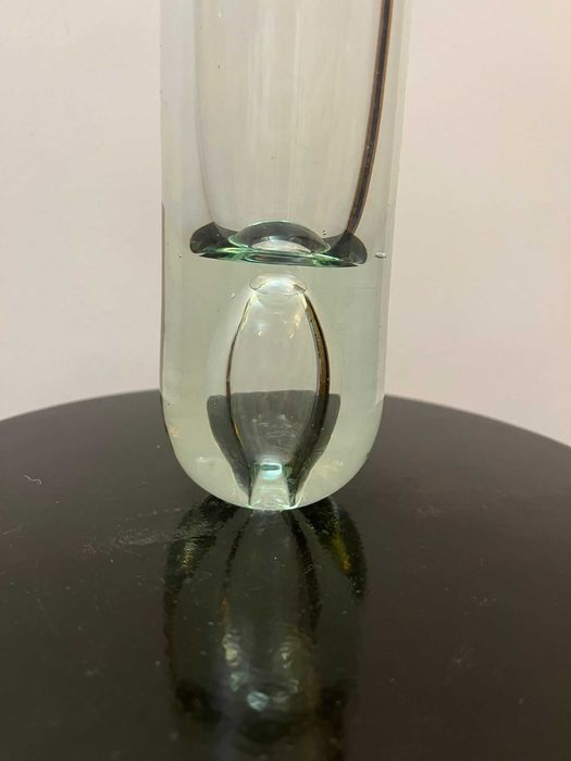 Piesa cristal Aseda Glasbruk, dizainer Bo Borgstrom bielouri bibelou
