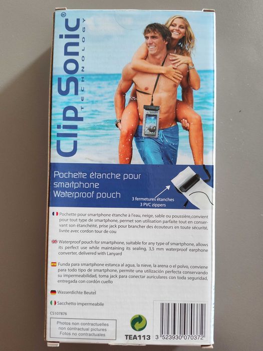 Husă subacvatică telefon ClipSonic