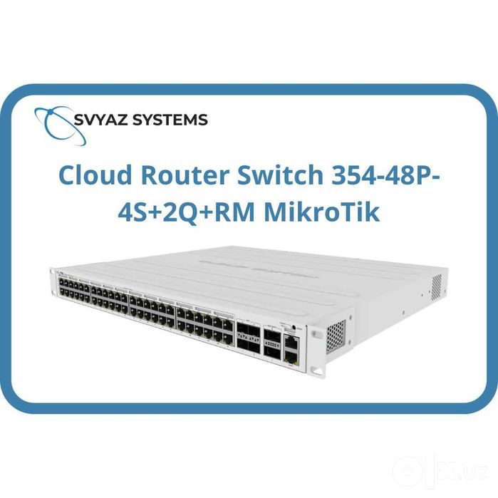 Mikrotik Cloud Router Switch 354-48P-4S+2Q+RM Коммутатор