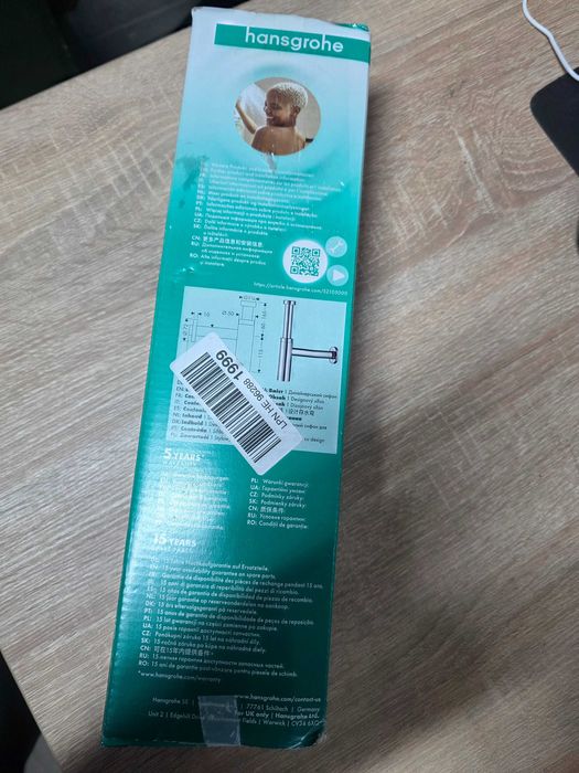 Sifon Hansgrohe cu design Flowstar S, crom 52105000