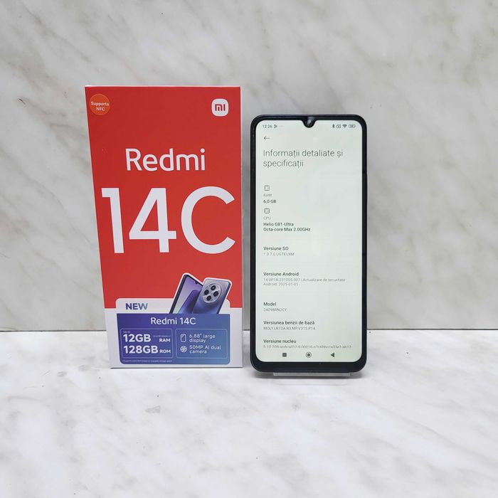 Xiaomi Redmi 14C, 6GB RAM, 128GB Zeus Amanet Militari 33317