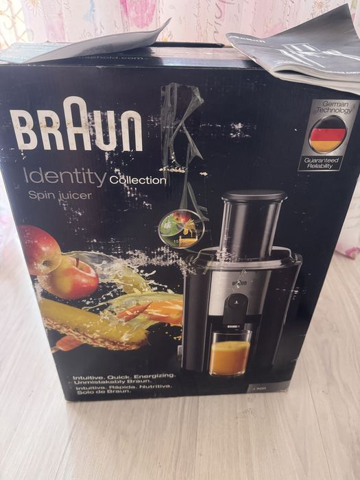 Соковыжималка Braun работает хорошо
