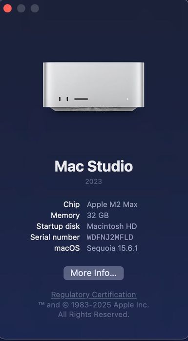 Apple Mac Studio M2