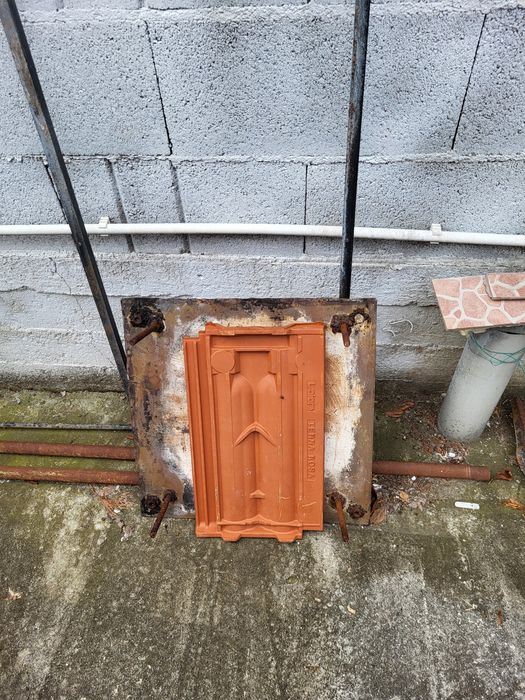 Tigla ceramica de baza Francia Aqua, Terra Rosa, natur, 492 x 295 mm