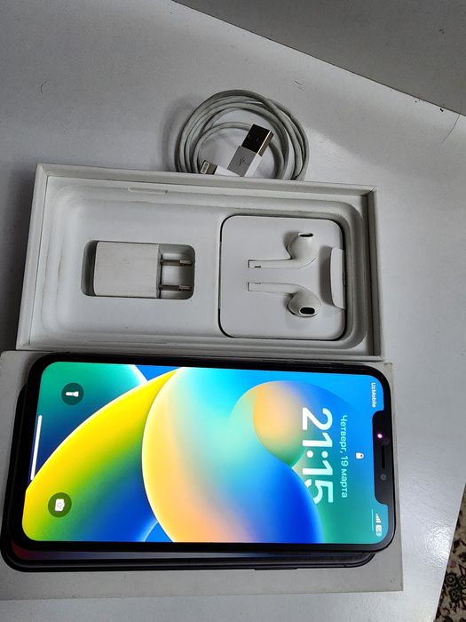 Iphone X LL/A 64Gb Kar Dk Bor Original Naushnik Galofka USB Zavod