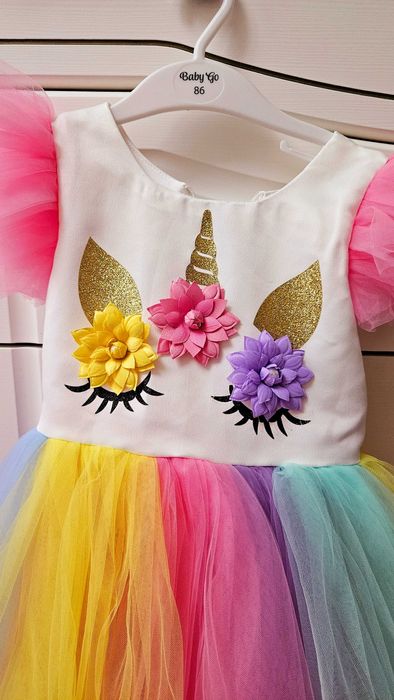 Платье единорожки 4-6 лет