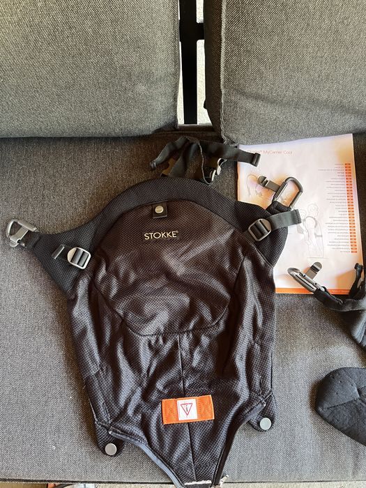 Marsupiu Stokke MyCarrier Cool – Față & Spate – Original