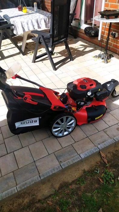 Masina de tuns iarba Gude cu 3 roti  Big Wheeler 55cm 4t