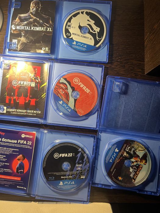 Игры на дисках ps4