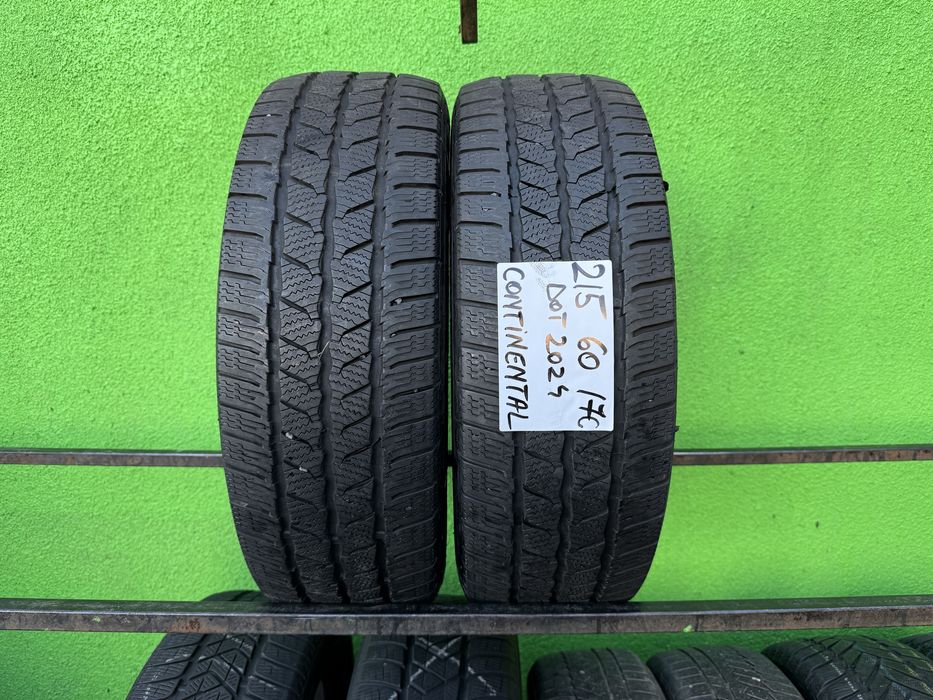 4x 215/60/17 CONTINENTAL VanContactWinter DOT 2024 Profil 7mm