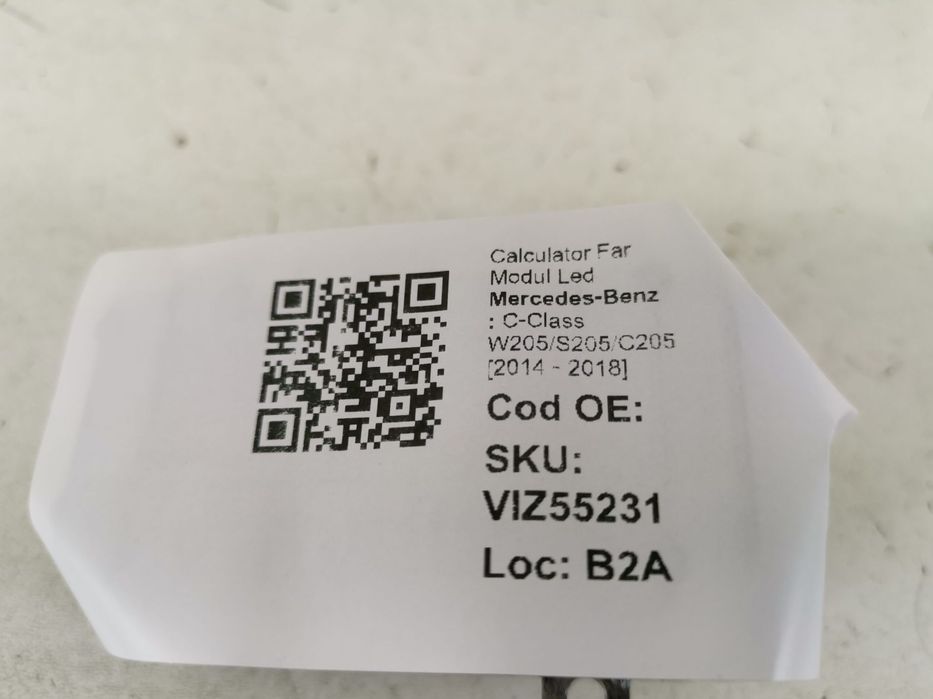 Calculator Far Modul Led Mercedes-Benz  C-Class W205/S205/C205 2014 20