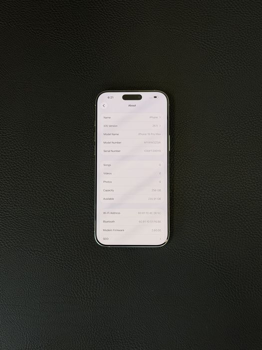 iPhone 16 PRO MAX 100% батерия
