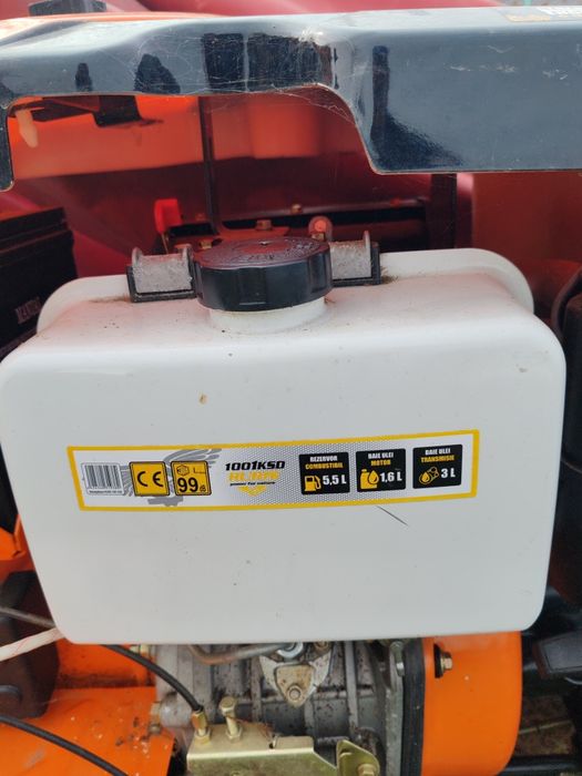 Motocultor diesel+remorca