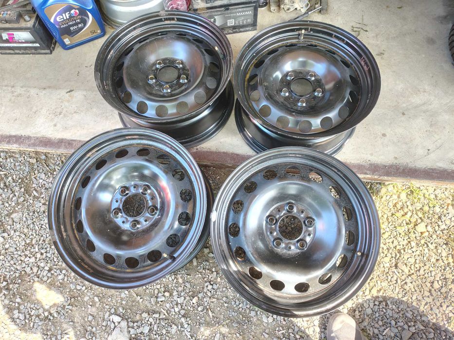 4бр.ЖЕЛЕЗНИ ДЖАНТИ 17ки за BMW 5x120 7,5j et34