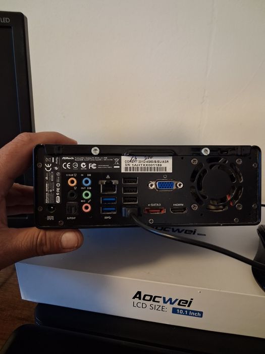 Mini PC i3 ssd + monitor Philips 20 inch i3 SSD