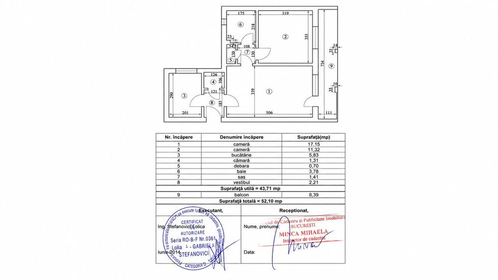 2 Camere | 52 m2 | Bloc Reabilitat | Obor-Baicului | Metrou la 10min