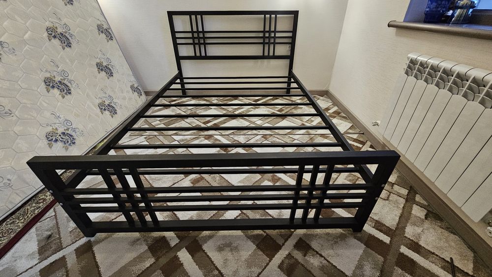 АКЦИЯ Металлическая двуспальная полуторка Односпальные кровать темирли