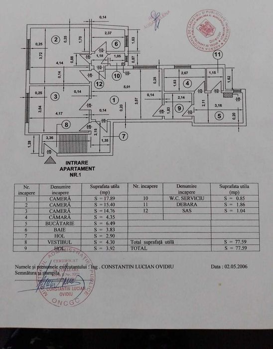 Vânzare apartament Căderea Bastiliei, Piata Romana