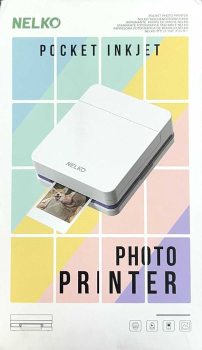 Imprimanta foto portabila Nelko Pocket Inkjet Photo Printer [#18281#]